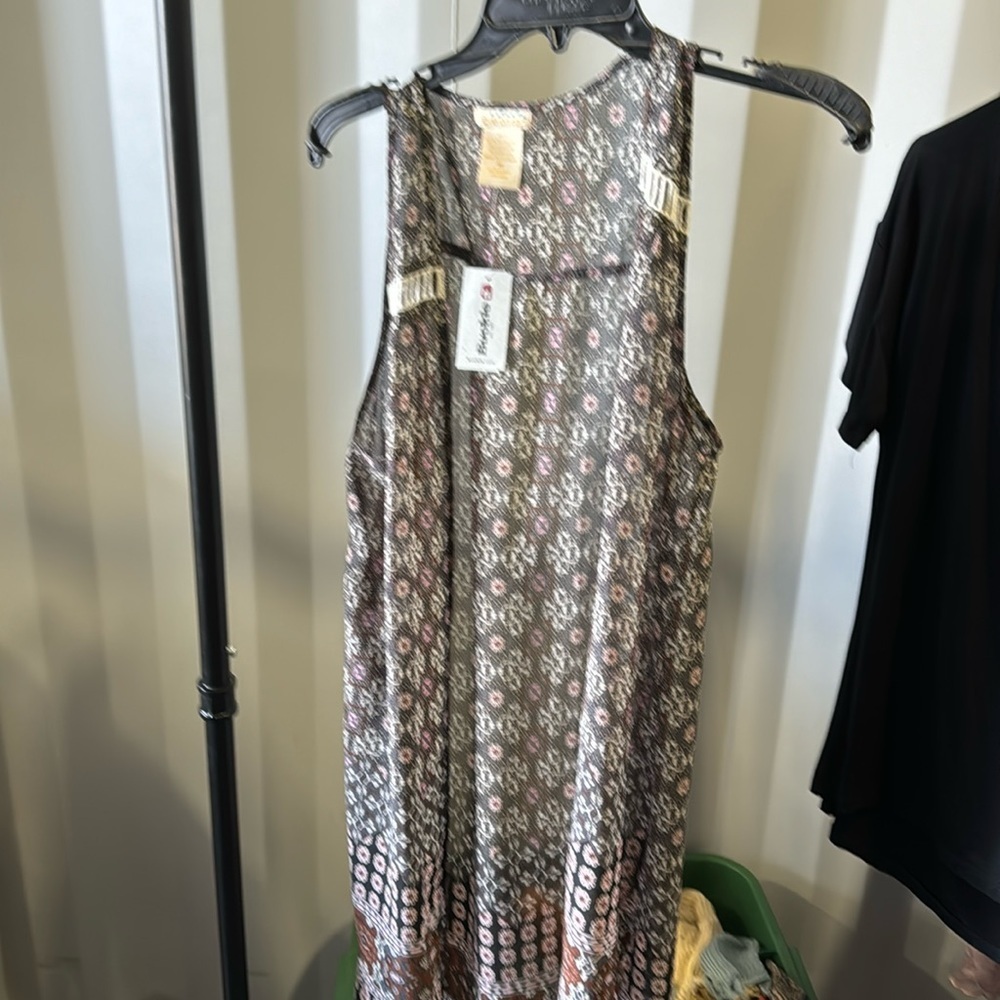 Buckle chiffon printed